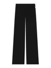 Courrèges Black Casual Pants With Waistband In Black