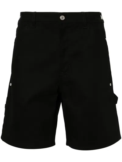 Courrèges Black Sailor Shorts In 9999 Black