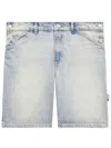 Courrèges Sailor Bermuda Shorts In Blue