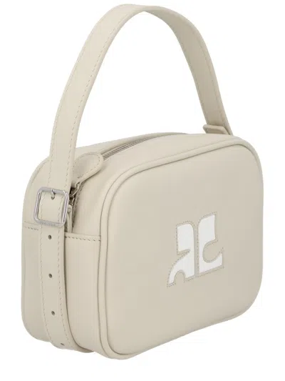 Courrèges Shoulder Bag In Beige