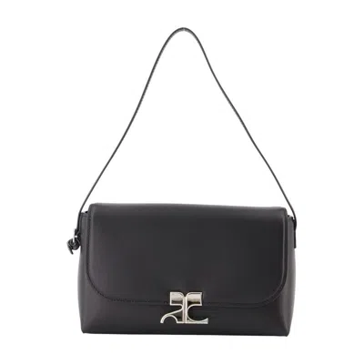 Courrèges Shoulder Bag In Black