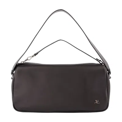 Courrèges Shoulder Bag In Black