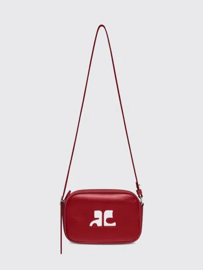 COURRÈGES CROSSBODY BAG COURRÈGES WOMAN COLOR RED,H80935014