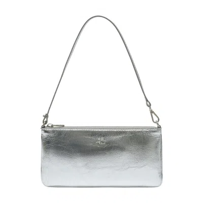 Courrèges Shoulder Bag In Silver
