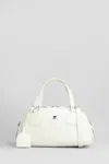 Courrèges Shoulder Bag In White Leather In White