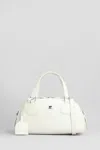 Courrèges Shoulder Bag In White Leather In White