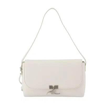 Courrèges Shoulder Bag In White