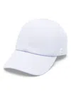Courrèges Signature Ac Cotton Cap In Purple
