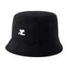 Courrèges Signature Bucket Hat - Courreges - Cotton - Black In Black