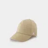 Courrèges Courregès Signature Cap In Beige