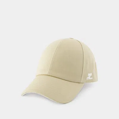 Courrèges Signature Cap In White