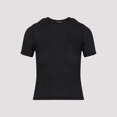 VIP価格★【Courreges】Signature Contrast Polyester T-shirt SIGNATURE CONTRAST T-SHIRT - courrèges