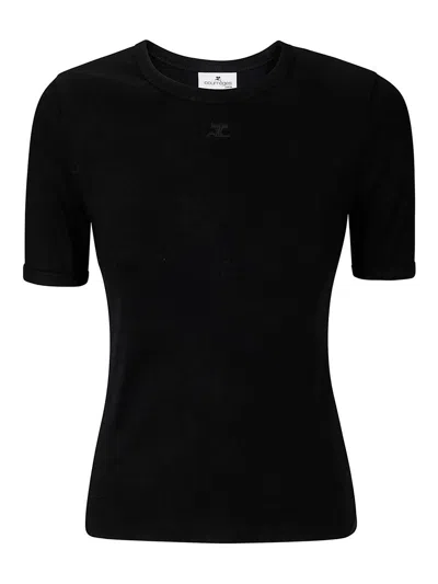 Courrèges Courreges T-shirts And Polos In Black