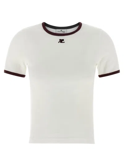 COURRÈGES 'SIGNATURE CONTRAST' T-SHIRT