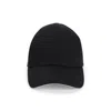 Courrèges Structured Black Cotton Baseball Cap With Embroidered Logo In Black
