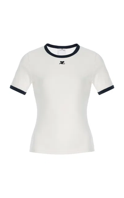 Courrèges Courreges T-shirt Woman In White