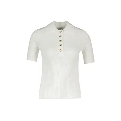 COURRÈGES COURRÈGES SIGNATURE POLO - COTTON - WHITE