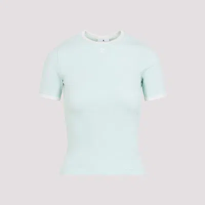 Courrèges Signature T-shirt In Green