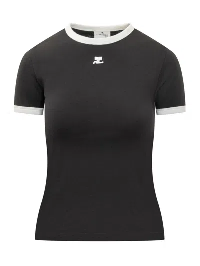 Courrèges Signature T-shirt In Multi