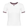 Courrèges Logo Cotton T-shirt In White