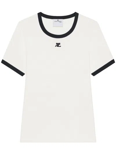 Courrèges Heritage T-shirt In White