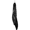 Courrèges Single Sequin Scarf Earring In Black