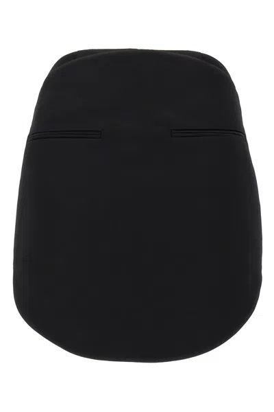 Courrèges Skirt 'circle Satin Mini Skirt' In Black