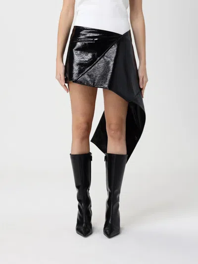 COURRÈGES SKIRT COURRÈGES WOMAN COLOR BLACK,H43782002