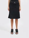 Courrèges Skirt  Woman Color Black In Black
