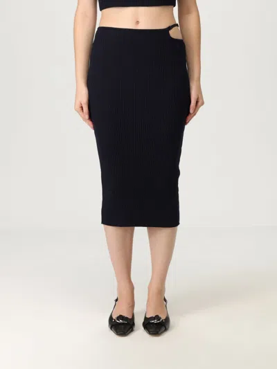 Courrèges Skirt  Woman Color Blue