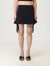Courrèges Skirt  Woman Color Blue In Blue