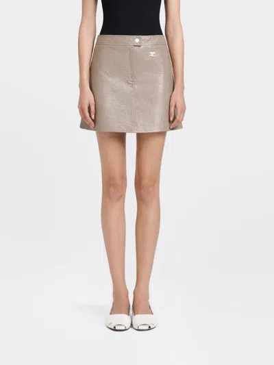 Courrèges Skirt  Woman Color Brown