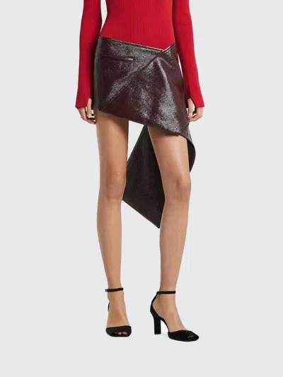 Courrèges Skirt  Woman Color Burgundy