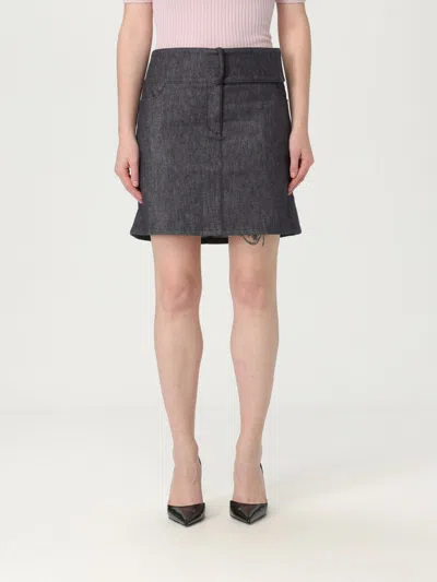 COURRÈGES SKIRT COURRÈGES WOMAN COLOR GREY,H00647020