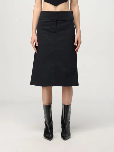 COURRÈGES SKIRT COURRÈGES WOMAN COLOR NAVY,G72357045
