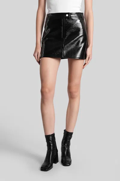 Courrèges Skirt In Black Cotton