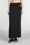 Courrèges Skirt In Black Polyester In Black