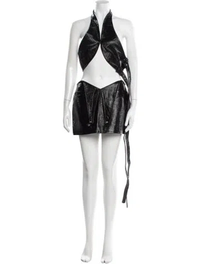 Pre-owned Courrèges Skirt Set In Black