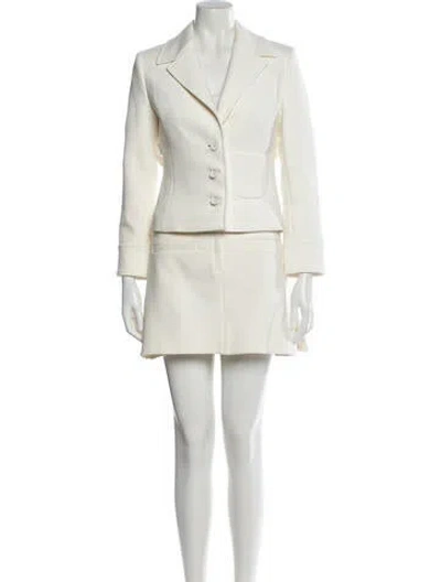 Pre-owned Courrèges Skirt Set In White