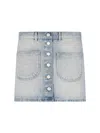 Courrèges Denim Mini Skirt