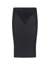 Courrèges Sheer Tube Midi Skirt