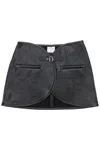 Courrèges Courreges Ellipse Vinyl Mini Skirt