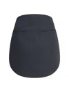 Courrèges Black Polyester Mini Skirt In Blue