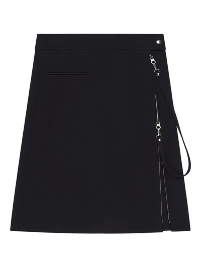 COURRÈGES COURRÈGES MIDI SKIRT WITH SIDE ZIP