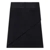 Courrèges Inifinity Satin Midi Skirt In Black