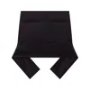 Courrèges Reversed Belt Satin Mini Skirt In Black