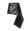 Courrèges Asymmetric High Waist Mini Skirt In Black