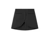 Courrèges Ellipse Tailored Crepe Mini Skirt In Black