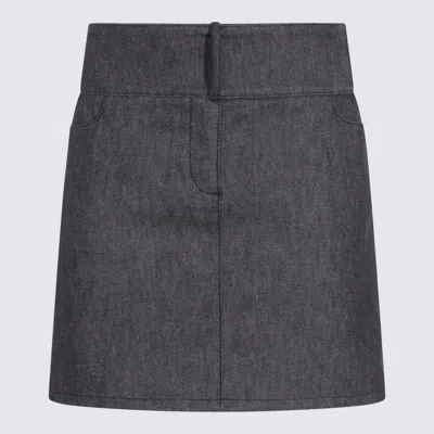 COURRÈGES SKIRTS DARK HEATHER GREY