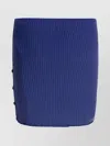 Courrèges Skirts Featuring Button Detailing And Ribbed Texture